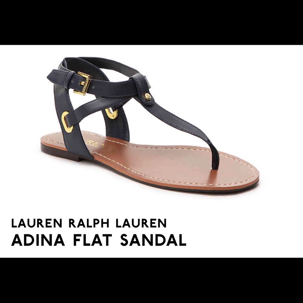 🎉HP🎉 Ralph Lauren Adina Flat Sandals